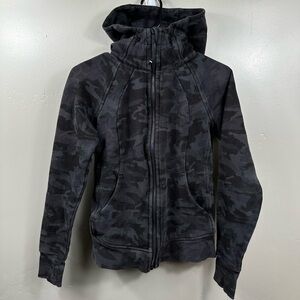 Lululemon Scuba Hoodie Light Cotton Fleece
Incognito Camo Multi Grey Size 4